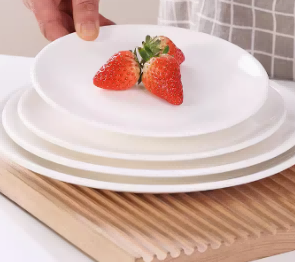 Pure White French Shallow Plate